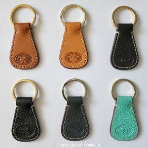 Dooney Leather Key Fob